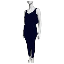 Diane Von Furstenberg Combinaison DvF Belem drapée Noir