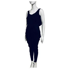 Diane Von Furstenberg Junpsuit DvF Belém com drapeado Preto