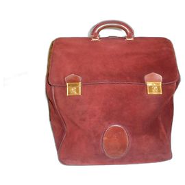 Cartier Reisetasche Bordeaux