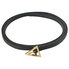 Bottega Veneta Triangle Black