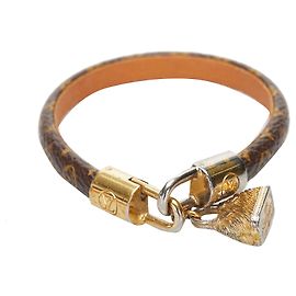 Pulseira Louis Vuitton Marrom Monograma Alma Marrom