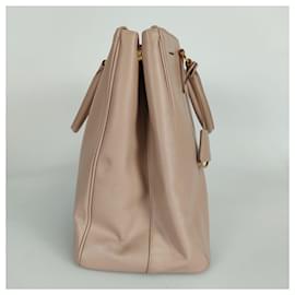 Prada-Prada Galleria Extra Large Handtasche in rosa Saffiano-Pink