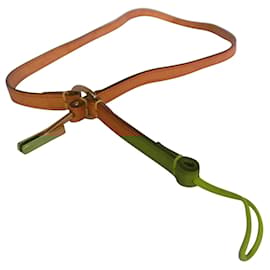 Louis Vuitton-***Louis Vuitton Leather Phone Accessory Strap-Brown