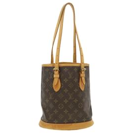 Louis Vuitton-LOUIS VUITTON Monogram Bucket PM Shoulder Bag M42238 LV Auth 38252-Other
