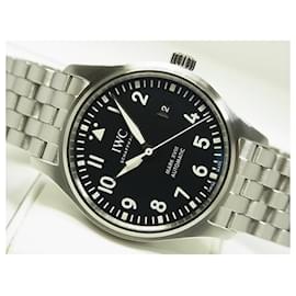 IWC-IWC Pilot's watch markXVIII black Ref.IW327011 Genuine goods Mens-Silvery