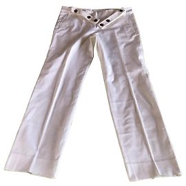 ***Pantalones blancos de Yves Saint Laurent Blanco