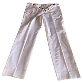 ***Pantalon blanc Yves Saint Laurent Blanc