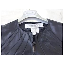 Dior-DIOR nappa lambskin jacket-Black