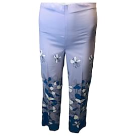 Autre Marque Pantalon fleuri Metradamo Violet