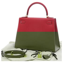 Hermès-Hermès Kelly 28-Red