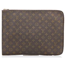 Louis Vuitton Monogram Poche Documents M53456 Brown