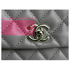 Chanel-Coco top handle-Fuschia