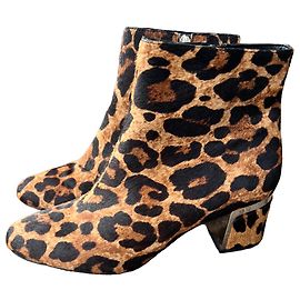 Dkny bottines Marron Noir