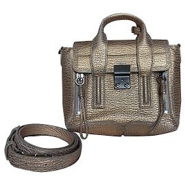 3.1 Phillip Lim Pashli mini bolsa bege-rosa dourada Dourado