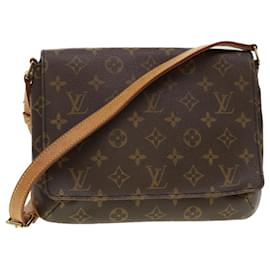 Louis Vuitton-LOUIS VUITTON Monogram Musette Tango Long Strap Shoulder Bag M51388 Auth am4022-Monogram