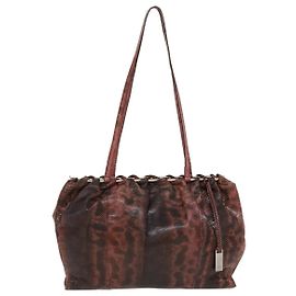 GUCCI Borsa a Spalla Pelle Rossa 002 1054 3754 Auth im423 Rosso
