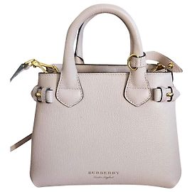 Bolsa Burberry em couro bege Bege