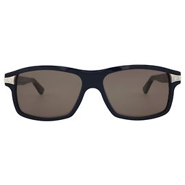 Cartier Square-Frame Acetate Sunglasses Blue