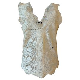 The Kooples lace tunic Eggshell