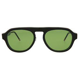 Thom Browne Aviator-Style Acetate Sunglasses Black