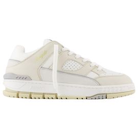 Baskets Area Lo - Axel Arigato - Crème - Cuir Marron Beige