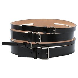 Alexander McQueen Multi-Strap Belt Black