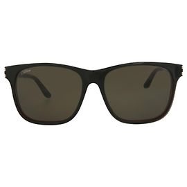Cartier Square-Frame Acetate Sunglasses Black