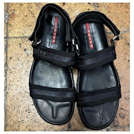 Prada-Men Sandals-Black