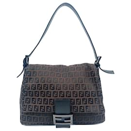 Fendi-Toile Marron Fendi Baguette Mamma-Marron
