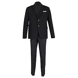 Neil Barrett-Neil Barrett Suit and Trousers Set in Black Viscose-Black