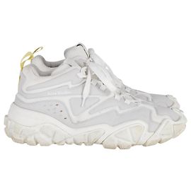 Acne Studios Baskets Bolzter Bensen M en Cuir Blanc Blanc