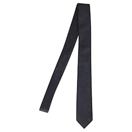 Alexander Mcqueen-Alexander McQueen Cravate Tête de Mort en Soie Noire-Autre