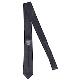 Alexander Mcqueen-Alexander McQueen Krawatte mit Totenkopf-Print aus schwarzer Seide-Andere