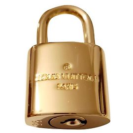 Cadenas Louis Vuitton Porte-clés Doré Métal Doré