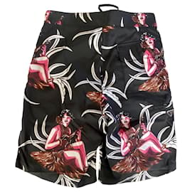 Prada-Printed bermuda shorts-Multiple colors