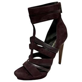 Emilio Pucci-Gladiator high heeled sandals by Emilio Pucci-Brown