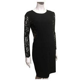 Diane Von Furstenberg Robe illusion en dentelle DvF India Noir