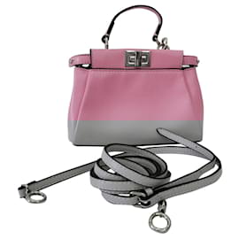 Fendi-Fendi Peekaboo Micro-Pink