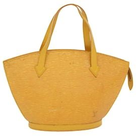 Louis Vuitton-LOUIS VUITTON Epi Saint Jacques Hand Bag Yellow M52279 LV Auth 38253-Yellow