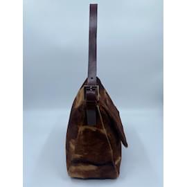 Fendi-Fourrure Marron Fendi Baguette Mamma-Marron