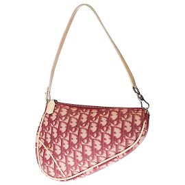 Chanel Sac DIOR Saddle en Toile Rouge - 142205528 Rouge