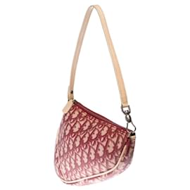 Chanel-DIOR Saddle Bag in Red Canvas - 142205528-Red