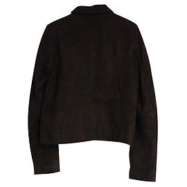 Mac Douglas Black Lambskin Jacket Size 38 Black