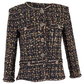Chaqueta Chanel Paris-Rome Fantasy Tweed en algodón multicolor Multicolor