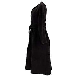 The row-The Row Fur Coat in Black Lamb Fur-Black