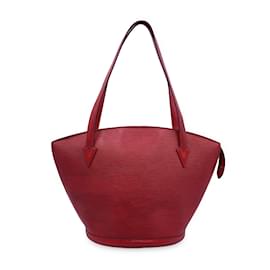 Louis Vuitton-Vintage Red Epi Leather Saint Jacques GM Tote Bag-Red