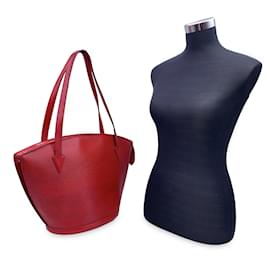 Louis Vuitton-Vintage Red Epi Leather Saint Jacques GM Tote Bag-Red