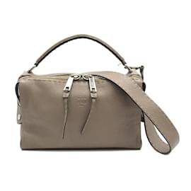 Fendi-Sac à bandoulière en cuir-Beige