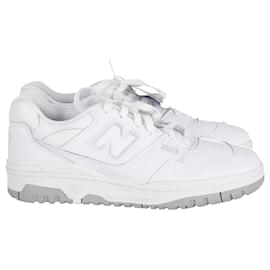New Balance-Neues Gleichgewicht 550 Sneakers aus weißem Leder-Weiß