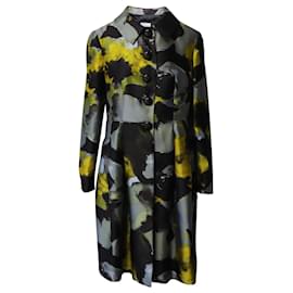 Moschino-Moschino Printed Coat in Multicolor Silk-Other
